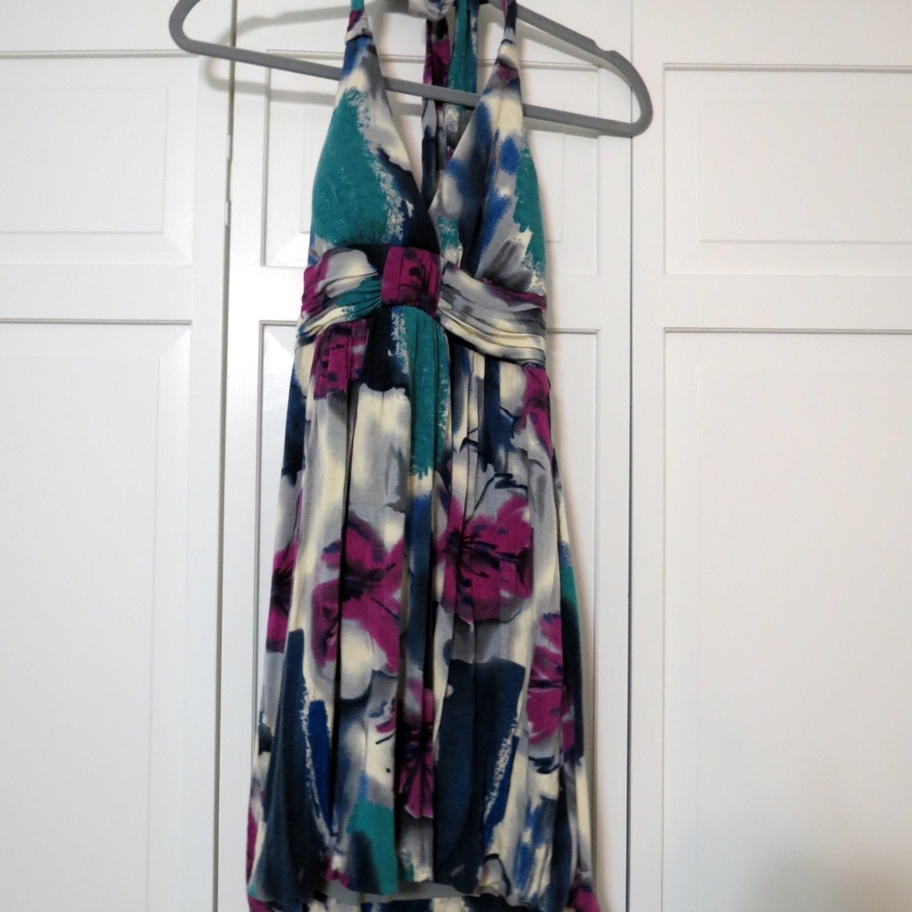 Colorful Halter dress